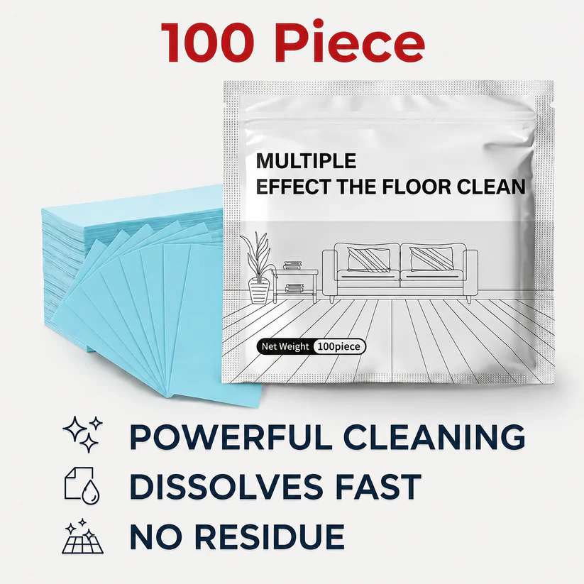 💥 Multi-Effect Floor Cleaning Tablets | Fast Dissolving & No-Rinse Formula