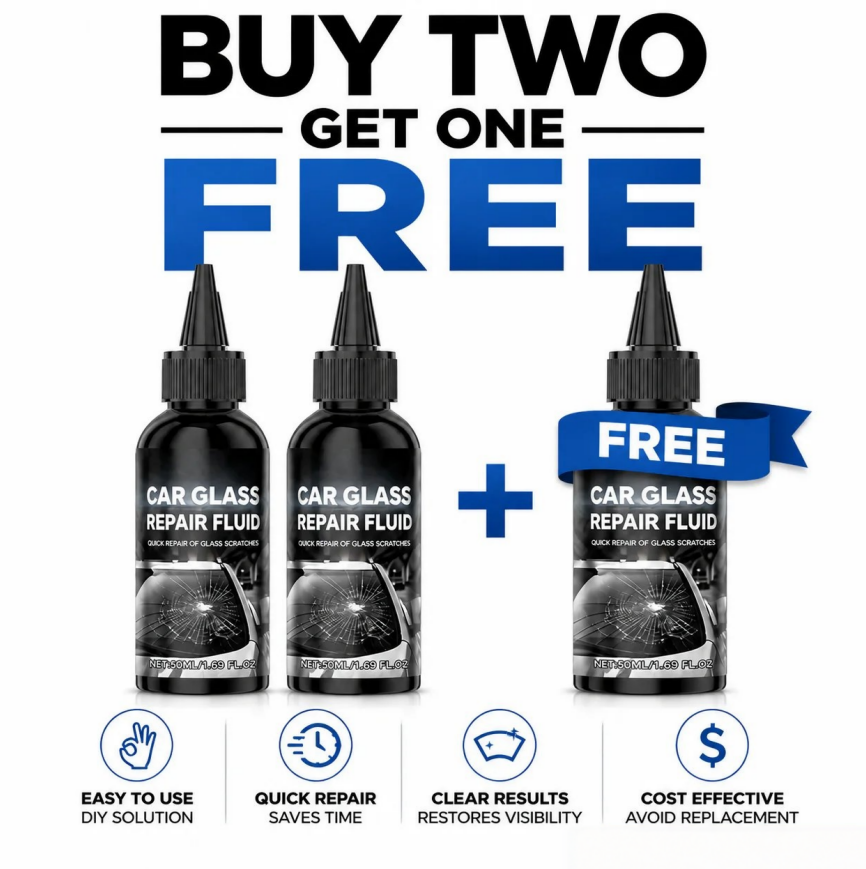 ❤️‍🔥Fast-Acting Windshield Crack & Chip Repair Kit