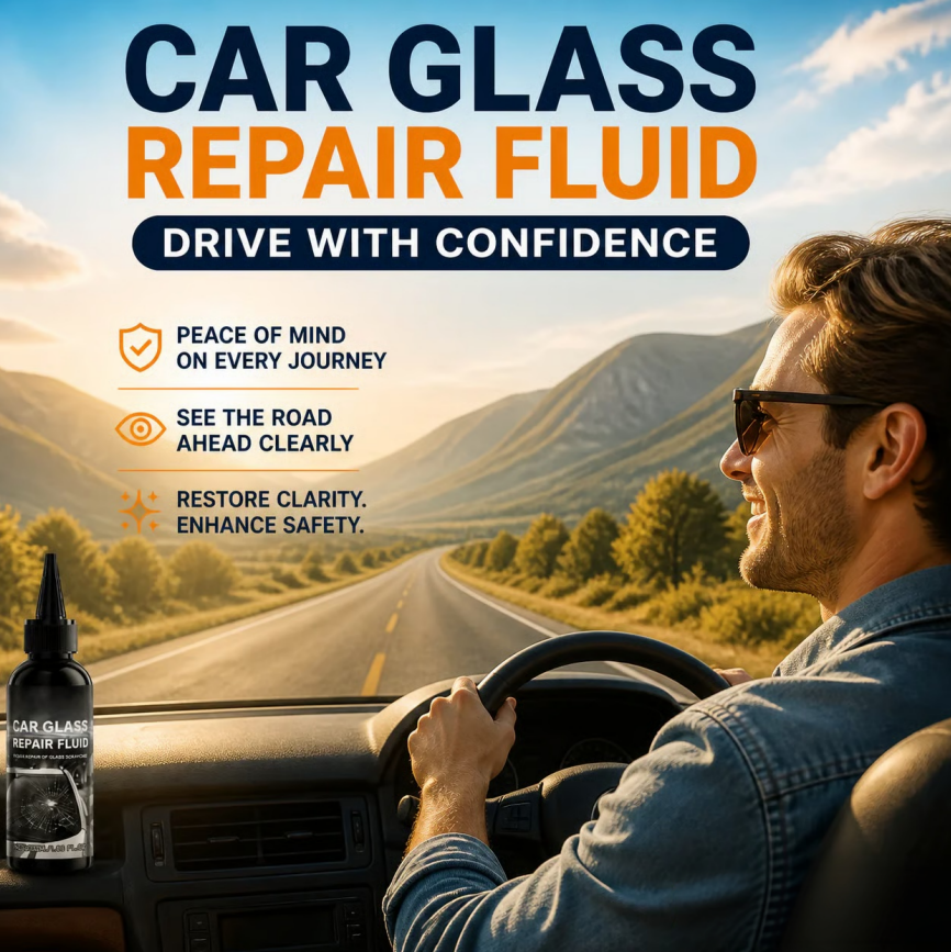 ❤️‍🔥Fast-Acting Windshield Crack & Chip Repair Kit