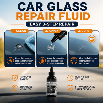 ❤️‍🔥Fast-Acting Windshield Crack & Chip Repair Kit