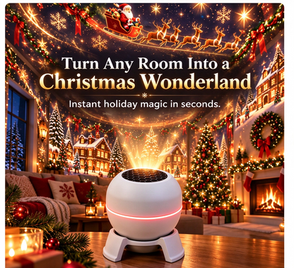 🎄Create Magical Winter Scenes – Christmas Projection Night Light