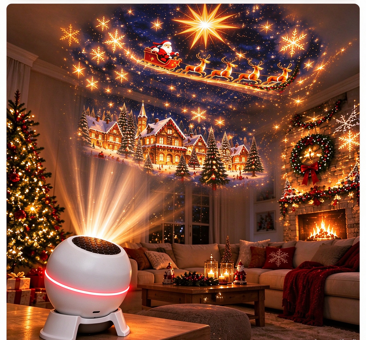 🧙‍♀️✨Christmas Wonderland Projector – Fill Your Home With Holiday Magic ✨