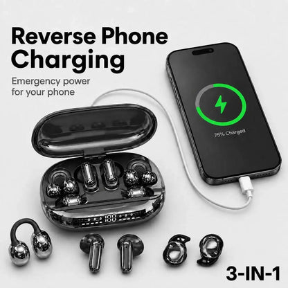 ⚡Wireless Earbuds with Power Bank Case