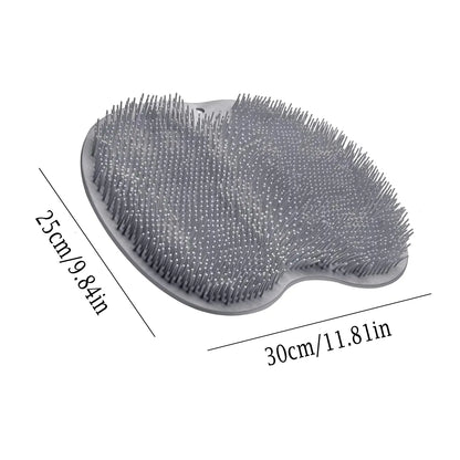 Exfoliating Silicone Shower Scrubber for Feet & Back