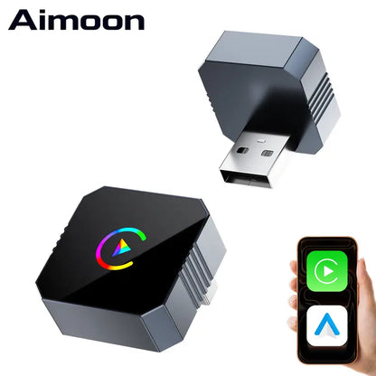 Aimoon Mini Wireless CarPlay & Android Auto Adapter 2026