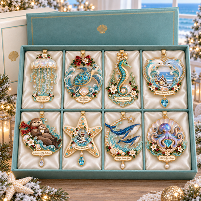 'Ocean Treasures' – Marine Life Christmas Commemorative Ornament