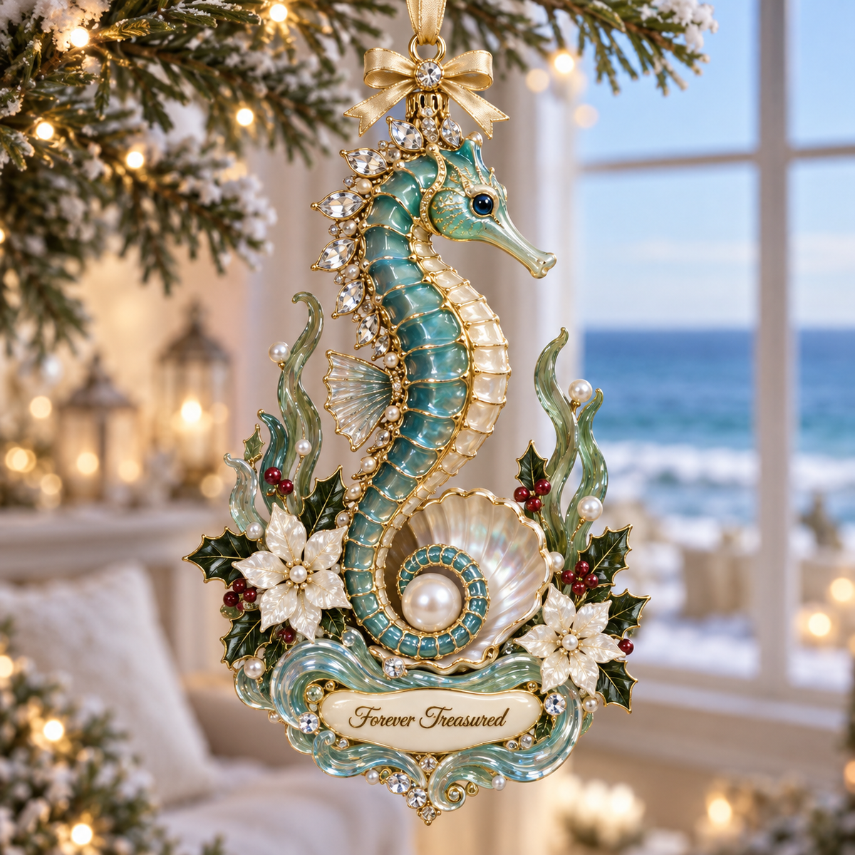 'Ocean Treasures' – Marine Life Christmas Commemorative Ornament