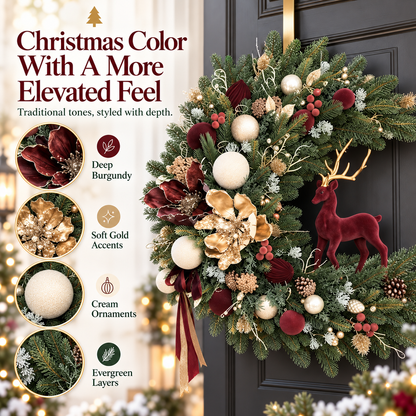 🌸Crescent-Style Holiday Arrangement