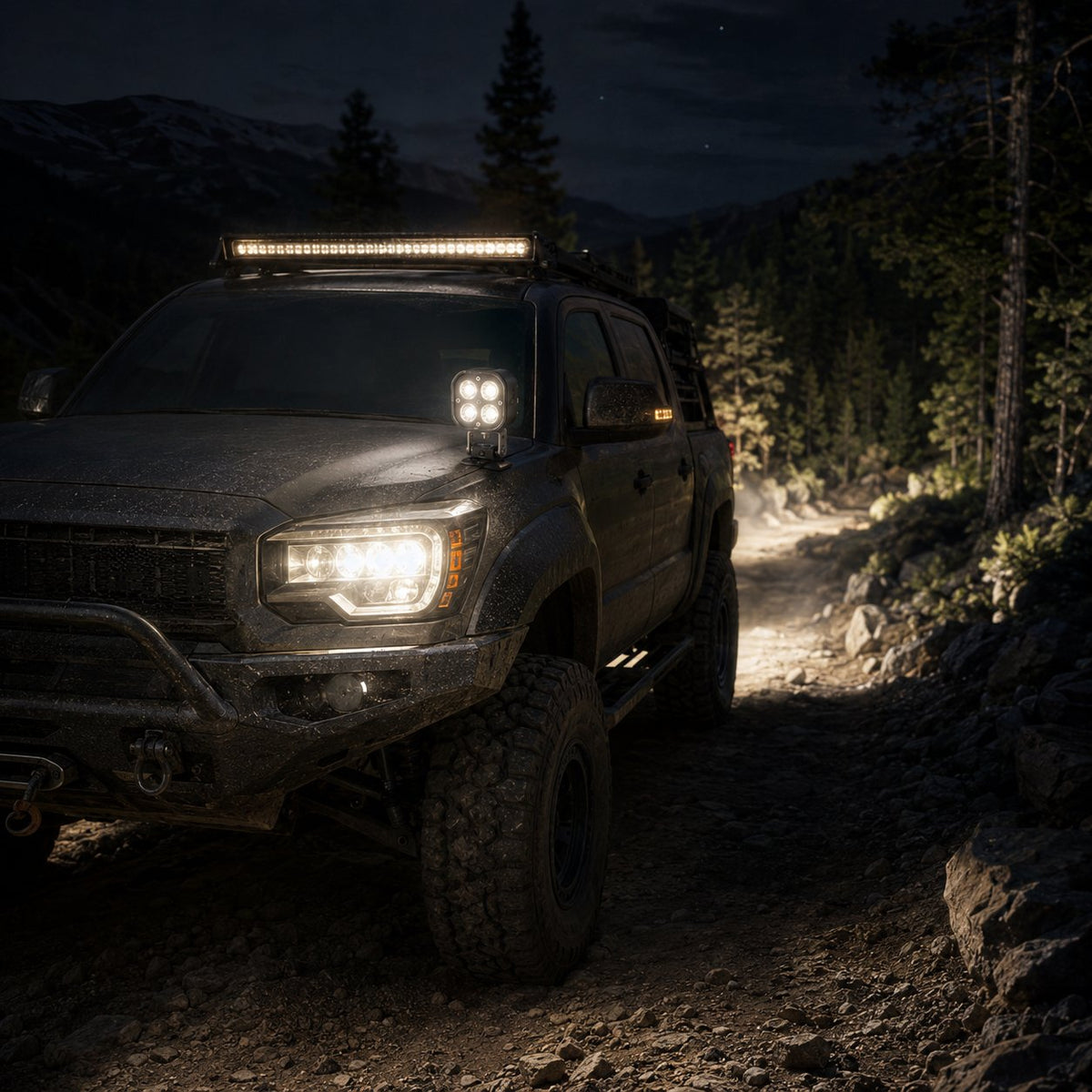 🚙 Omni-Directional 360-degree rotation LED Pod Light
