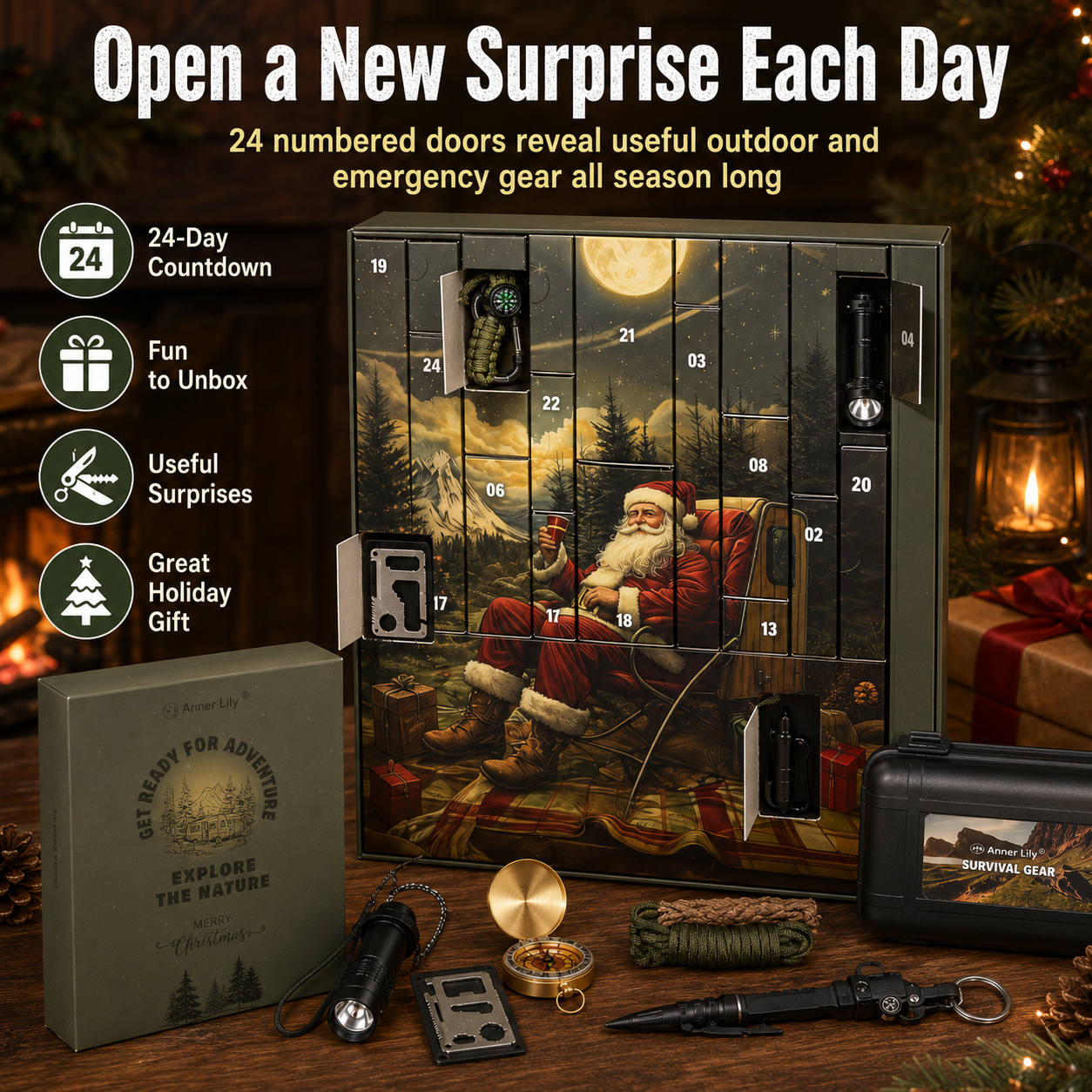 🎄 2026 Men's Survival Advent Calendar