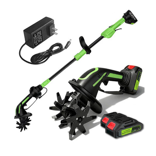 Arviennes™ Multifunctional 2-in-1 Cordless Tiller & Cultivator with Telescopic Pole