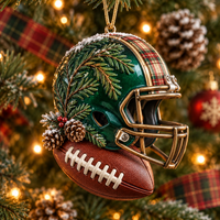 Green Plaid Pine Helmet 🌲