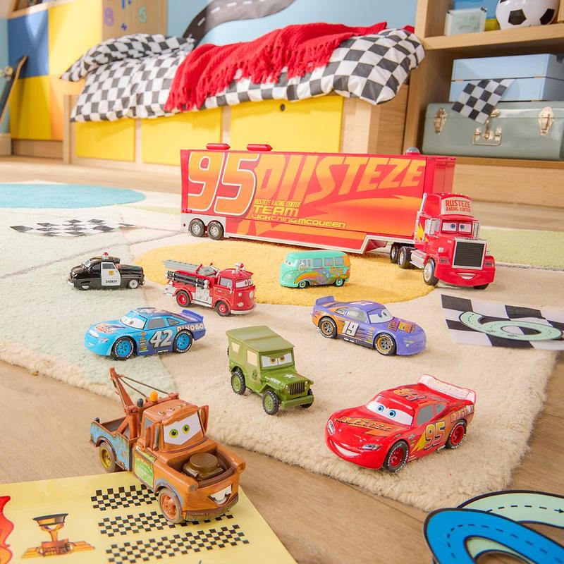 💥Little Haulers™ Mack Transporter Truck & Die-Cast Cars Set