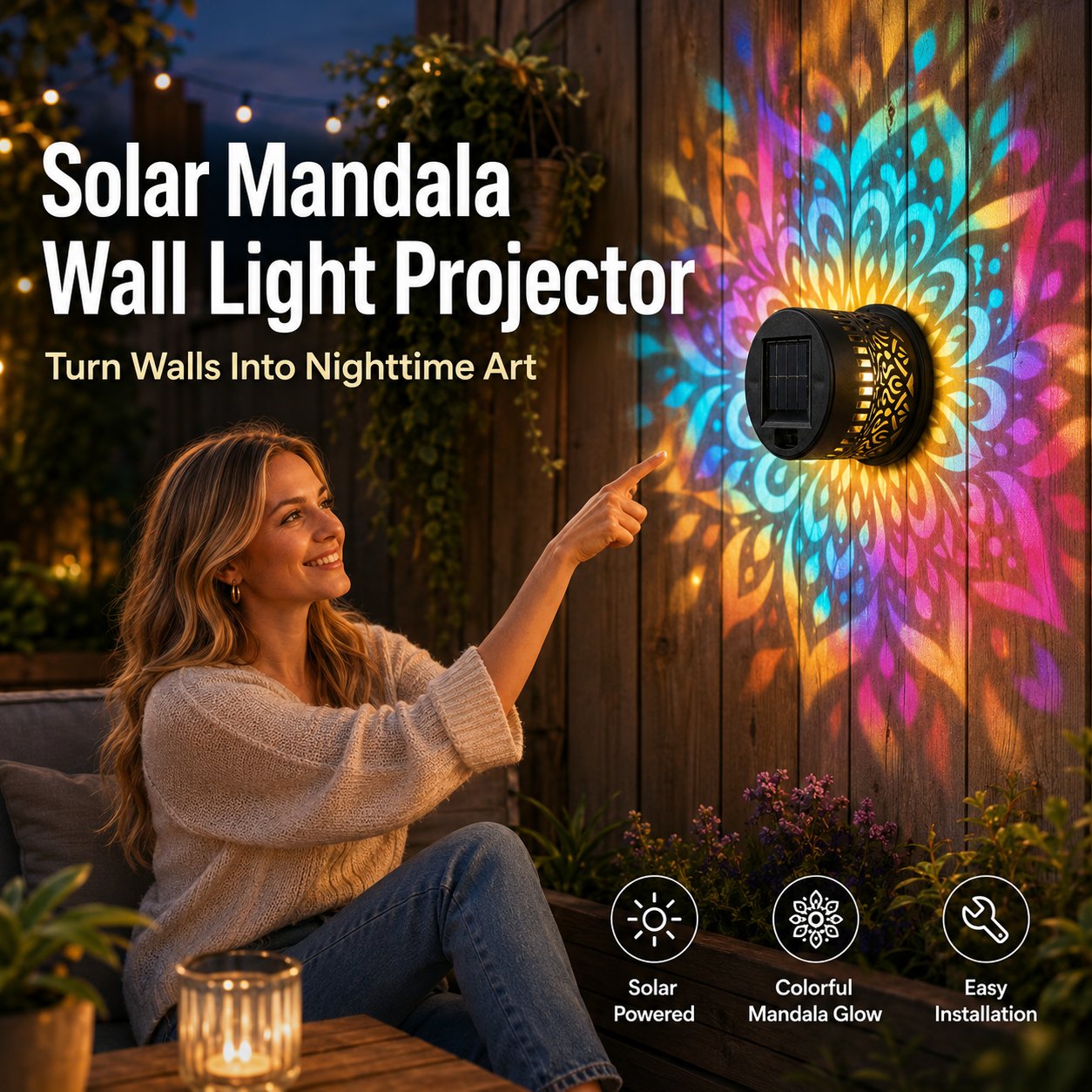 💡2026 New Solar Mandala Lights