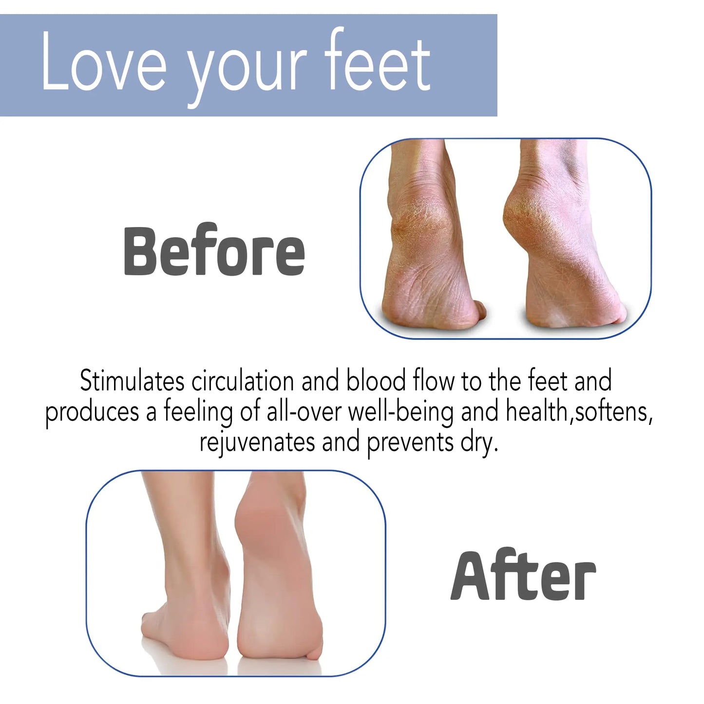 Exfoliating Silicone Shower Scrubber for Feet & Back