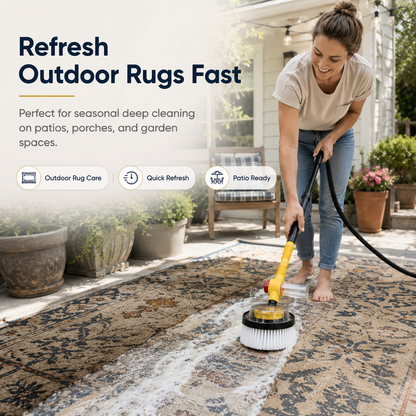 ⚡Water-Assisted Deep Cleaning Scrub Brush for Rugs, Patios & Outdoor Surfaces