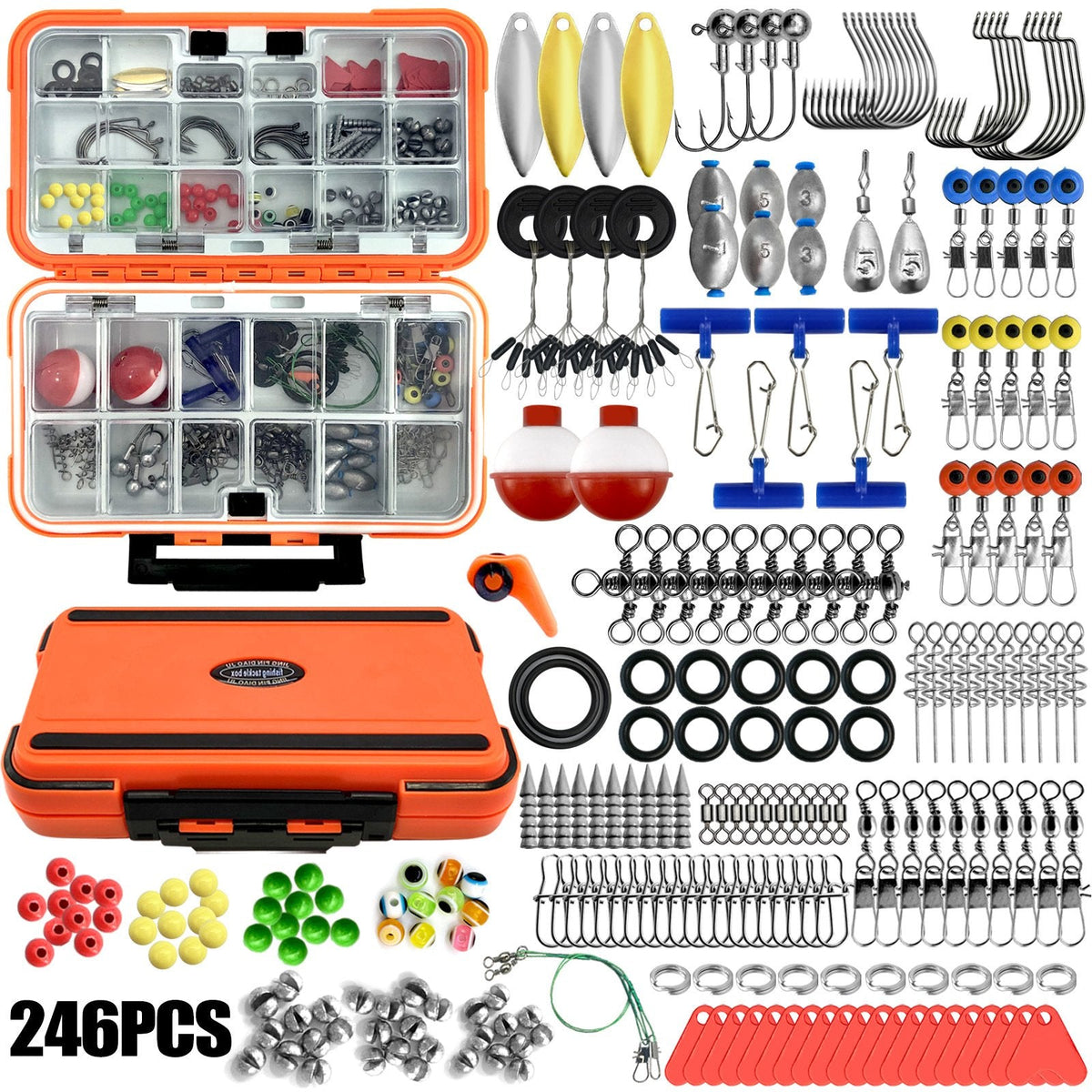 🪄All-In-One Fishing Tackle Kit with Storage Box