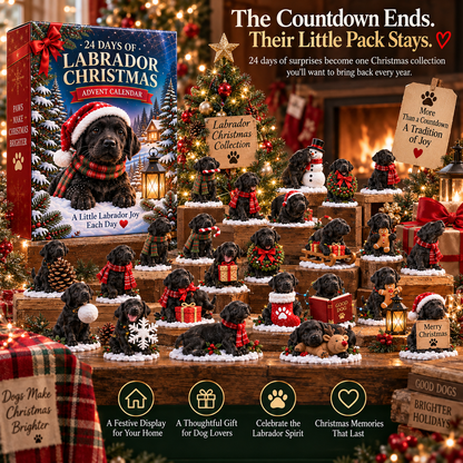 ✨24 Days of Labrador Christmas – Black Lab Advent Calendar 🐾🎄