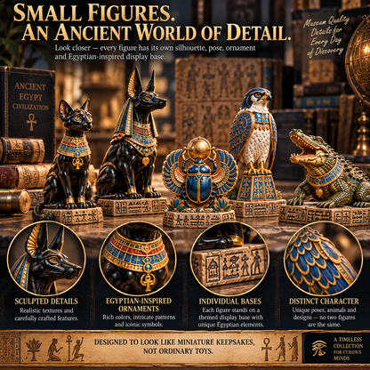 🎀🐈‍⬛🏺24 Days of Ancient Egypt – Sacred Animals & Guardians Collection ✨