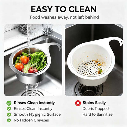 🔥BUY 1 GET 1 FREE💧Stainless Steel Swan Sink Strainer Basket🦢💧