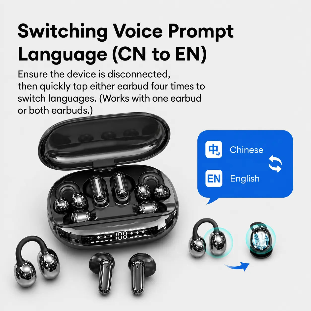 ⚡Wireless Earbuds with Power Bank Case
