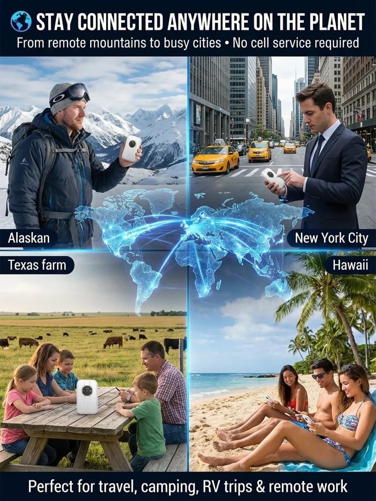 📶[Global Coverage] Boundless Portable Wi-Fi