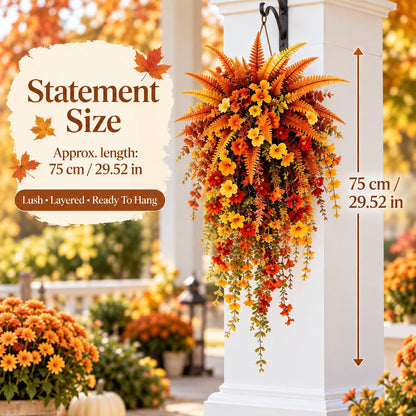 ⚡Autumn Cascading Floral Hanging Swag
