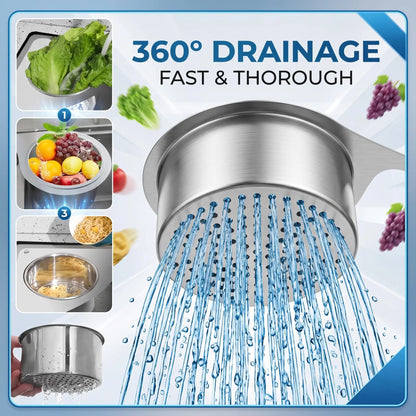 🔥BUY 1 GET 1 FREE💧Stainless Steel Swan Sink Strainer Basket🦢💧