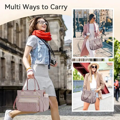 Stylish Leakproof Cooler Bag with Adjustable Strap & Side Pockets