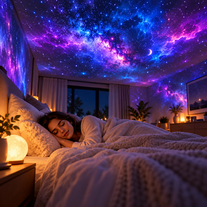 ✨360° Adjustable Astronaut Galaxy Projector, Nebula Starry Sky Night Lamp