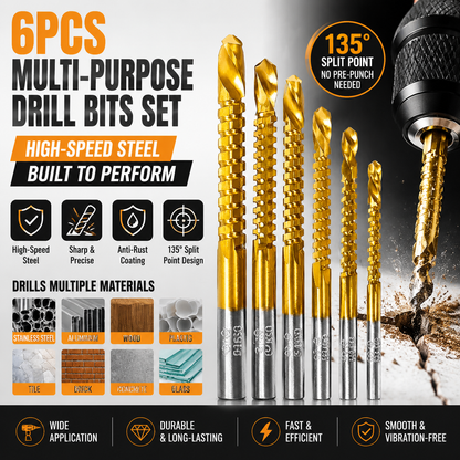 ⚡Limited Time 50% Off🛠️6 Counts Metalworking Ldeal For Drilling