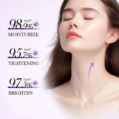 Roller Massage Neck Cream 🧴 Collagen & Hyaluronic Acid | Firms Neck, Reduces Wrinkles & Double Chin✨