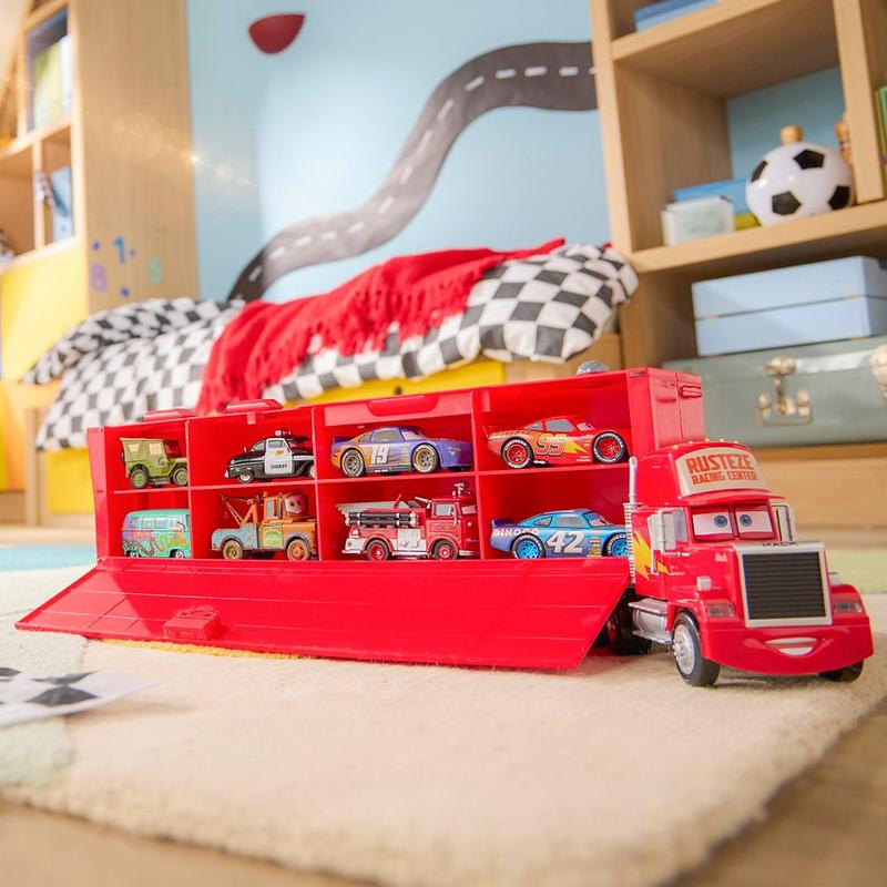 💥Little Haulers™ Mack Transporter Truck & Die-Cast Cars Set