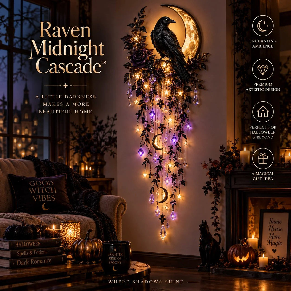 🔥✨Elegant Halloween Cascade Wall Light Collection✨