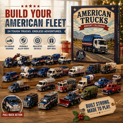 American Truck Fleet Advent Calendar 2026 – 24 Acrylic Truck Ornaments