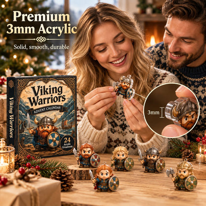 Viking Warriors Advent Calendar 2026 – 24 Acrylic Warrior Ornaments