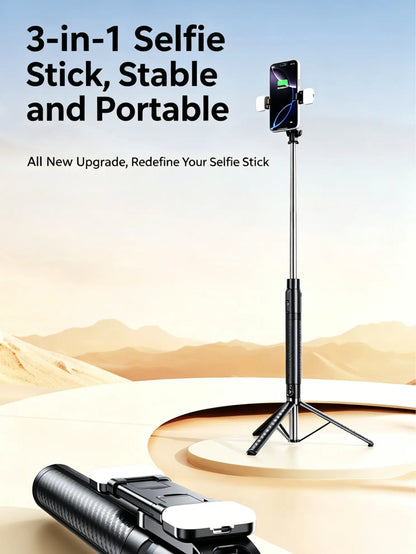 🤳🏼All-in-One Extendable Phone Tripod & Selfie Stick with Remote