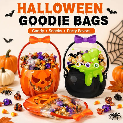 🎃Halloween Pumpkin & Witch Cauldron Goodie Bags (Bags Only)