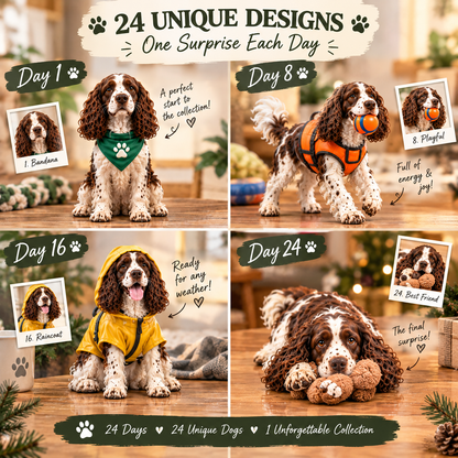 🎀24 Days of English Springer Spaniels – 24 Personalities, One Unforgettable Pack