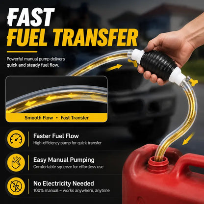 Manual Siphon Pump Kit with 3M Hose