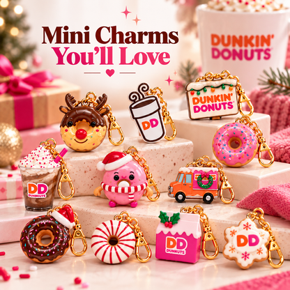 🔥Last Day 50% OFF🍩 Dunkin’ Donuts 24-Day Christmas Advent Calendar – Collectible Countdown Gift For Donut Lovers