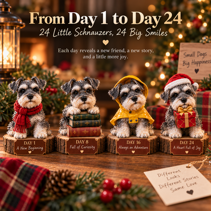 🔥24 Days of Schnauzer Love – A Little Bearded Friend Every Day🔥