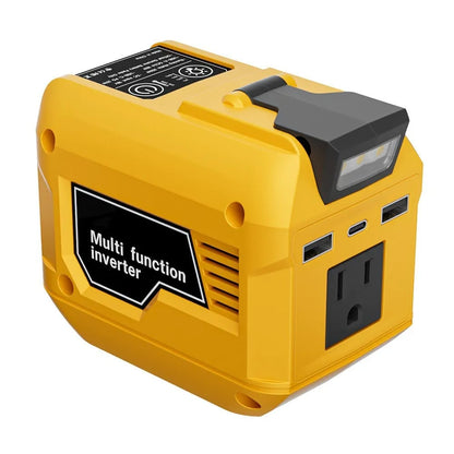 ⚡ 250W Portable Power Inverter – Turn 18V–21V Tool Batteries Into 220V AC Power 🔋