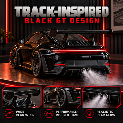 🏎️ Track-Inspired Sports Car Display Model – Exhaust Mist Effect Collector Decor