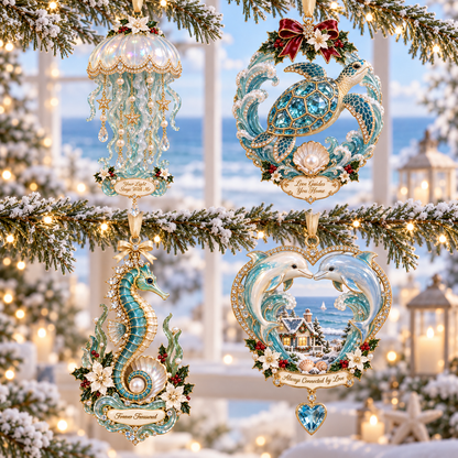 'Ocean Treasures' – Marine Life Christmas Commemorative Ornament