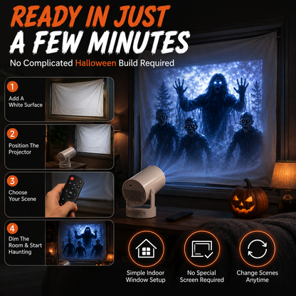 👻Halloween window projector