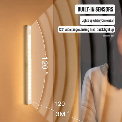 ⚡50% OFF Factory Clearance –💡 Punch-free Smart Sensor Magnetic Rechargeable LED Lights✈Fast Worldwide Shipping