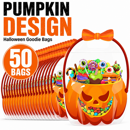 🎃Halloween Pumpkin & Witch Cauldron Goodie Bags (Bags Only)
