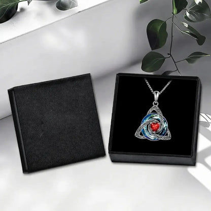 🎁Birthstone Celtic Knot Necklace for Women