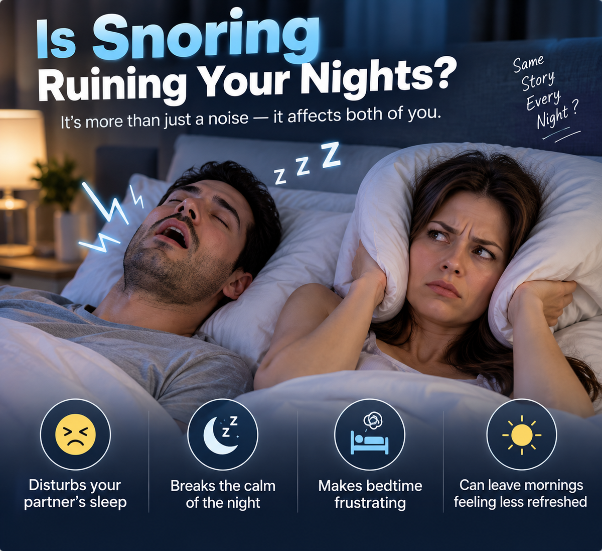 Bvuyomi™ Neck Wearable – Simple Bedtime Snoring Support